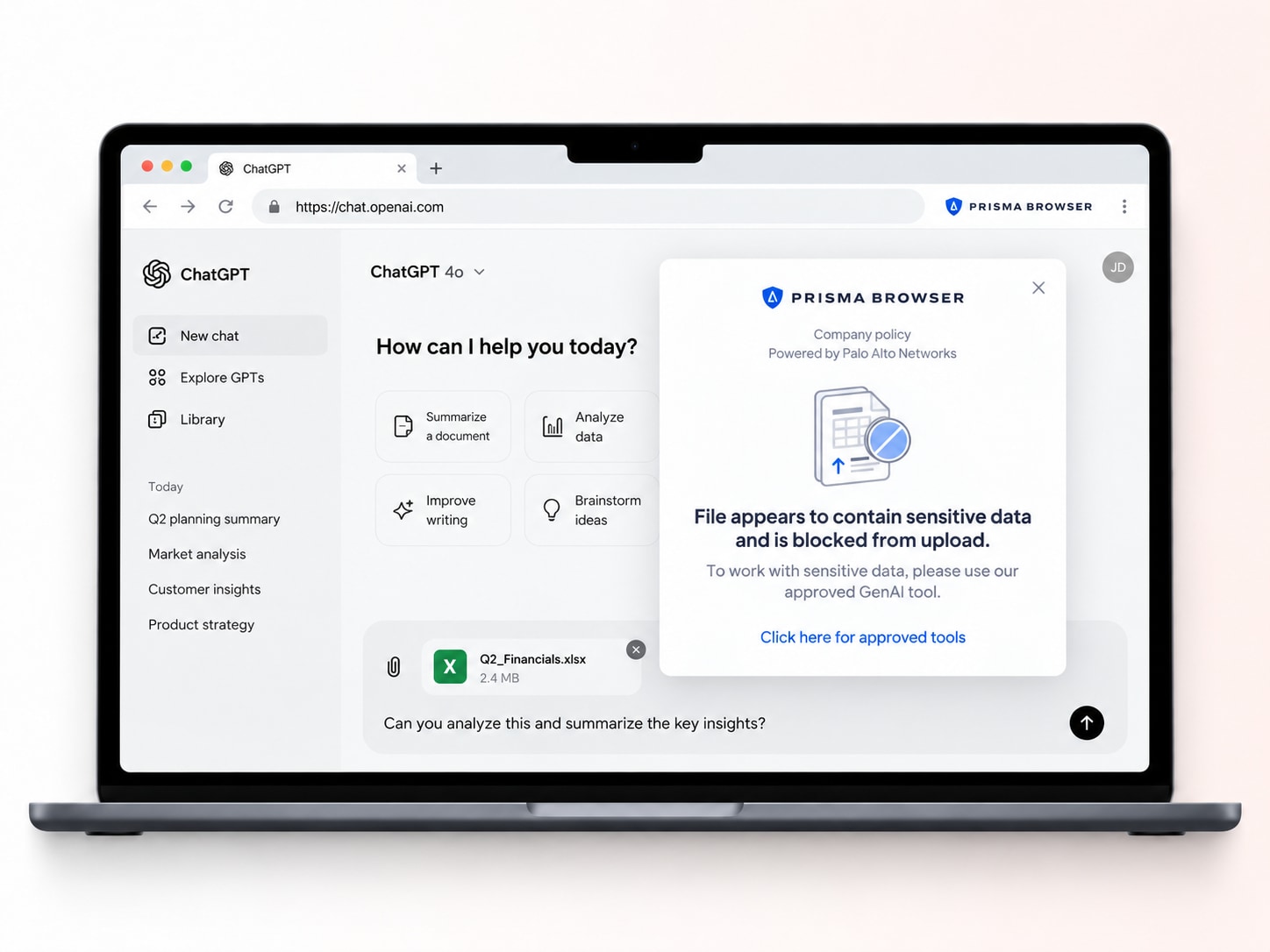 Empower your employees to use AI securely and safely